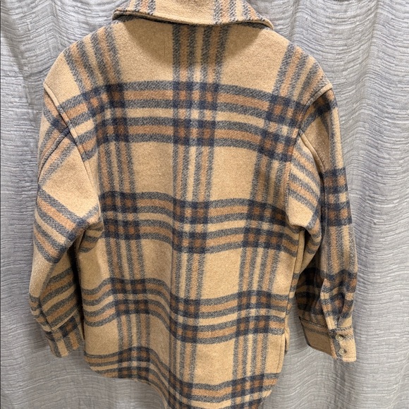 H&M Oversized Plaid Button-up Women’s Cabin-core Shacket size XS - Picture 4 of 8